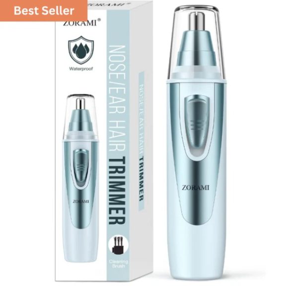 Ear and Nose Hair Clipper – Painless Eyebrow & Facial Hair Trimmer for Men and Women