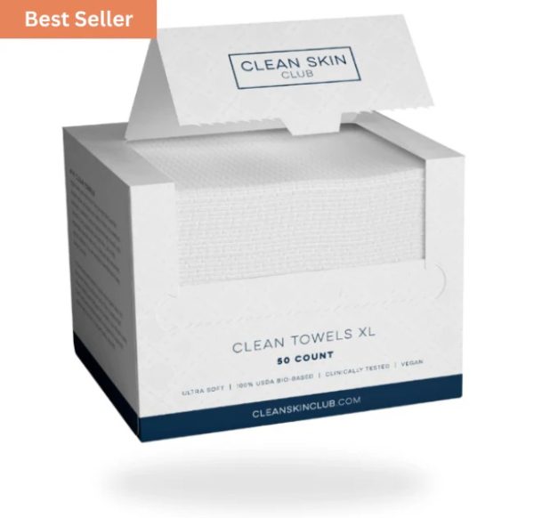 Clean Skin Club Clean Ultra Soft Towels XL™ – Premium Face Towel & Makeup Remover